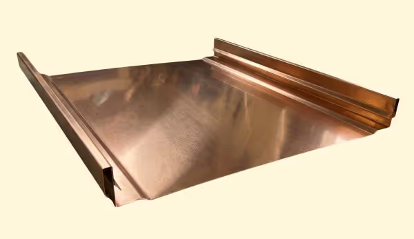 Flat Copper Flashing Panel