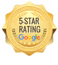 5 Star Rating on Google 